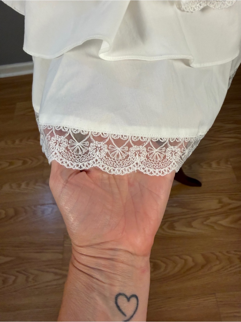 Mistress Rocks Tired Lace Trim Mini Dress - Picture 6 of 14